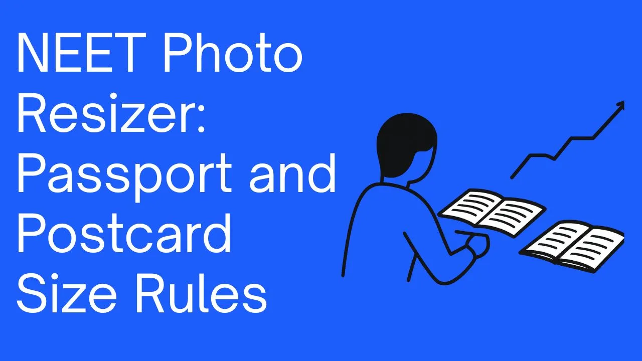 NEET Photo Resizer: Passport and Postcard Size Rules